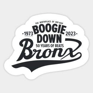 Boogie Down Bronx Style - 50 years of Hip Hop Sticker